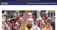 Desktop Screenshot of prideinlondon.org