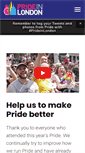 Mobile Screenshot of prideinlondon.org
